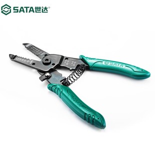 极速新品 带刃口剥线钳压线钳7高w碳钢钳子多功能U电工用9120 工具