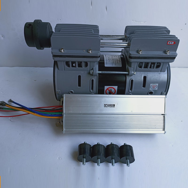 极速新品可携式小型直流i空压机低噪静音无油打气机U真空压缩压头