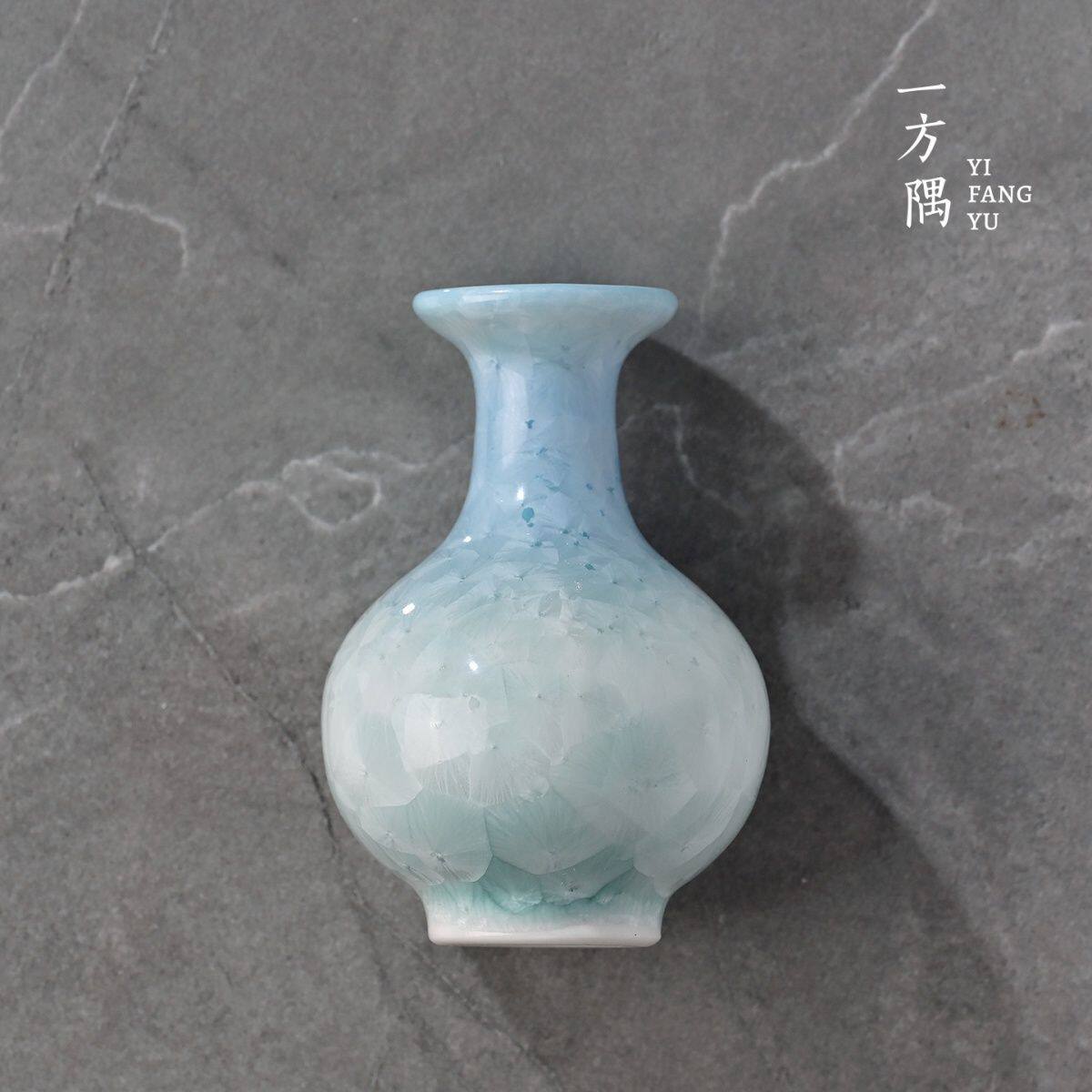 景德镇 3D 手工陶瓷小花瓶冰箱贴网红 2026 插花个性桌面摆件