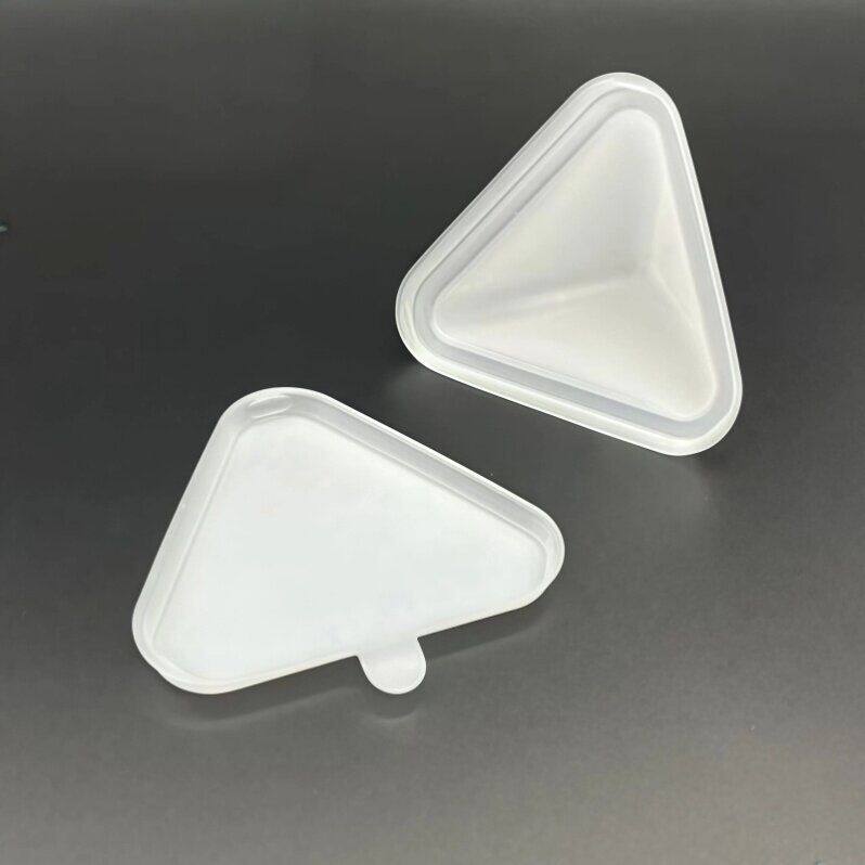家用端午冰粽塑料压模模具榴莲水晶粽三角包装盒烘焙专用材料盒