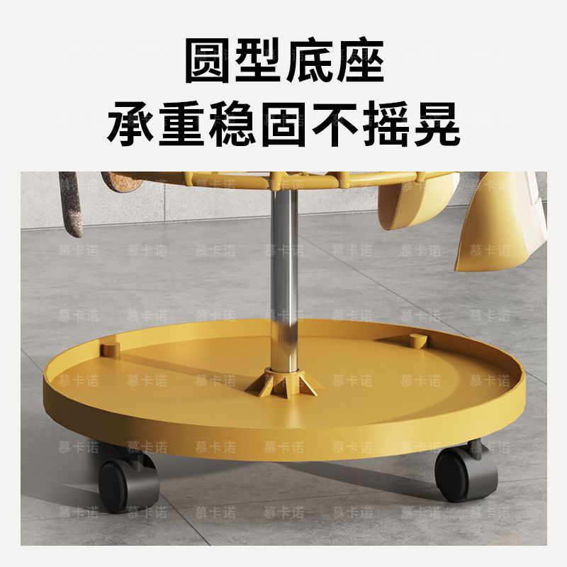 网红神器工厂旋转多层鞋子架子阳台落地式家用晾鞋晒鞋鞋架