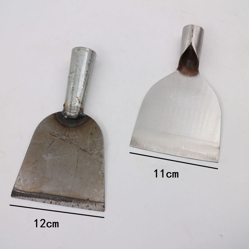 平头短柄铲刀油漆工地板墙皮树皮刮刀白灰平口钏铁铲清洁铲子