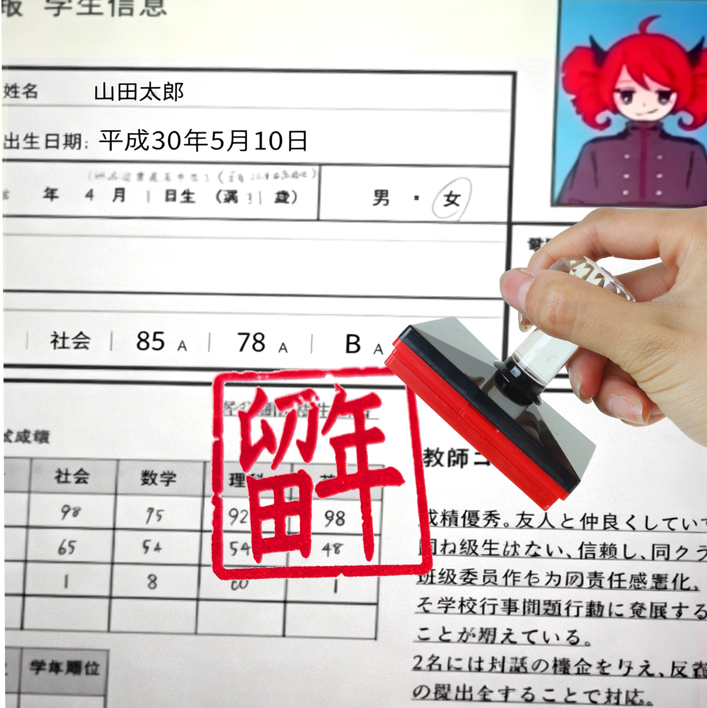 留年印章 趣味自动出油留年闲章手账书画落款专用光敏印章可定制