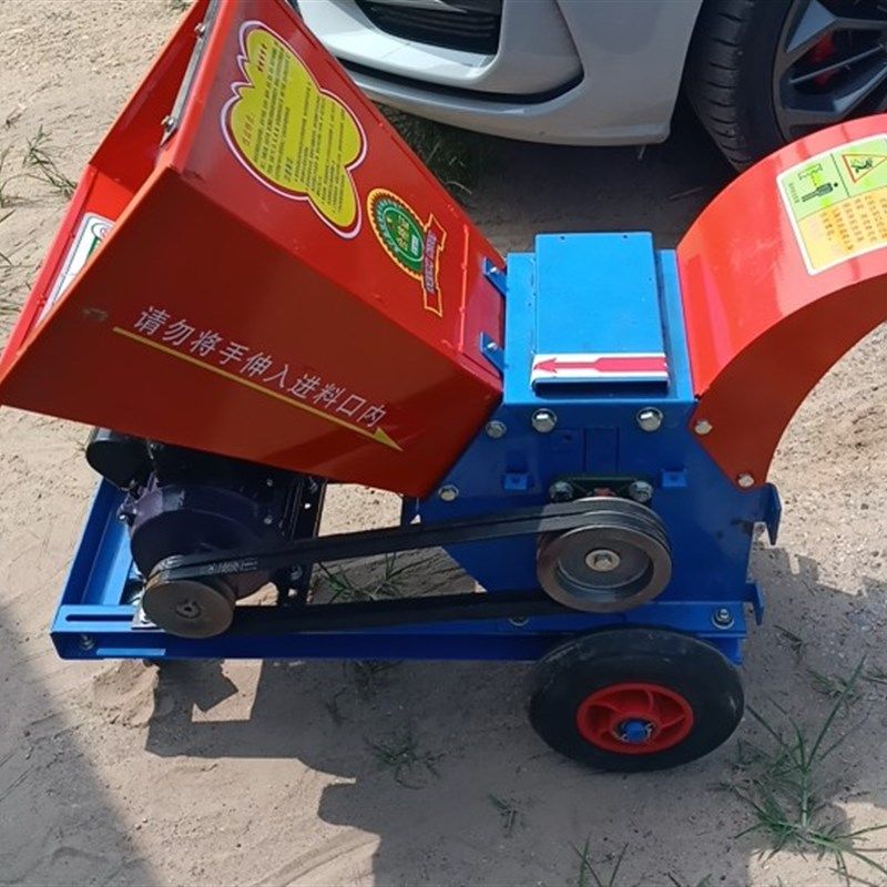 电动三轮车拉着跑的铡草机便捷携式汽油电瓶铡草机节杆树技粉碎机,个性定制/设计服务/DIY,明信片定制,淘宝优惠券,粉丝福利购,淘宝优惠卷