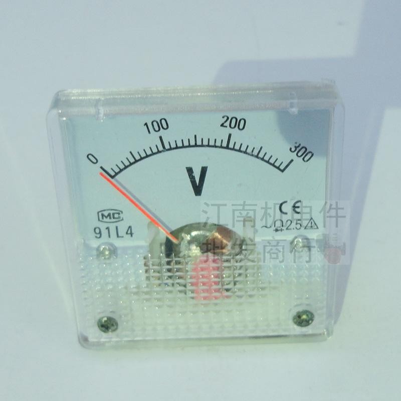 汽油发电机配件电压表168F/2KW-3KW面板电压表 单相220V 电压表