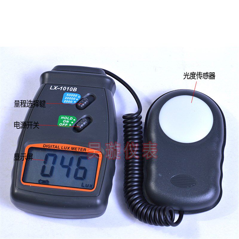 厂价直销 常州吴璇 LX1010B 照度计 光度计中英文说明一年包换