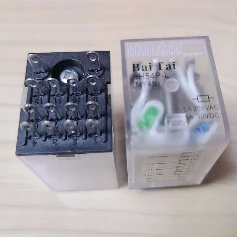 BAITAI小型中间继电器HH52P-L u53P HH54PL JQX-13F AC220V DC24V