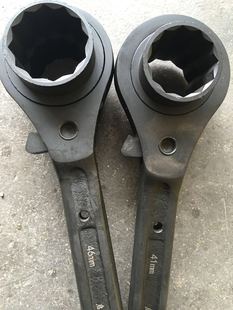 大号尖尾棘轮扳手46X5041X4636X4134X3632X36快速扳手