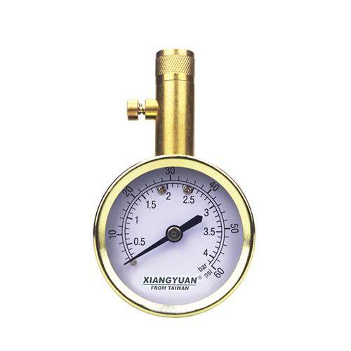 高精度汽b车胎压计纯铜胎压计金属机械式轮胎气压表数显胎压监