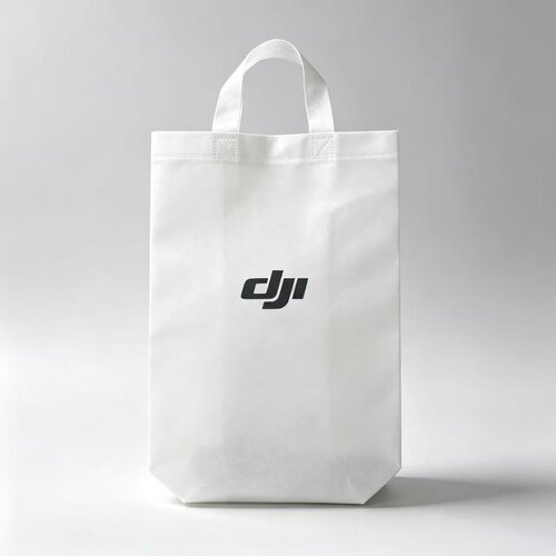 大疆原厂全新DJI大疆全新白色无纺布购物袋手提袋 正品通用可爱