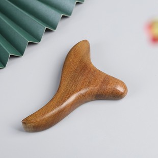养生金丝檀木三角雀家用点穴按摩工具脚底按摩器足疗刮痧棒借力器