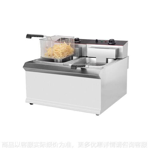 商用电炸炉大容j量单缸家用电炸锅油炸锅双杠机炸薯条机油炸机炸