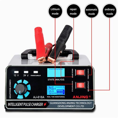 汽车电瓶充电器修复铅酸大功率欧D规12v蓄电池充电机电池充电