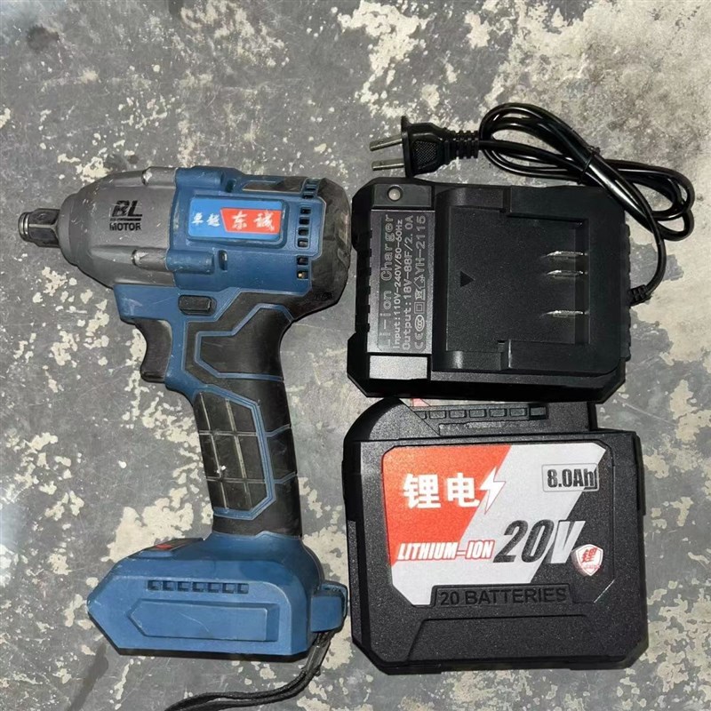 东款城488电动k扳手大扭力无刷风批锂电冲击扳手东款工业级木工