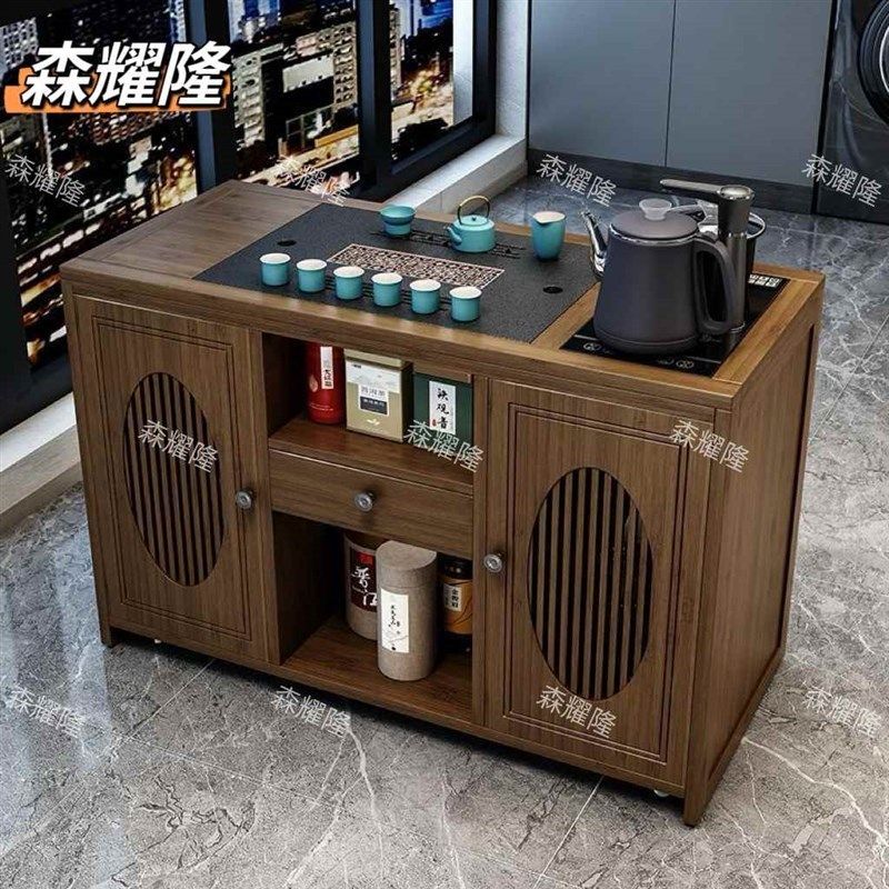 移动茶桌茶e台家用实木小茶车客厅泡茶几茶具Q套装全自动烧水壶一,商业/办公家具,茶台/茶桌,淘宝优惠券,粉丝福利购,淘宝优惠卷