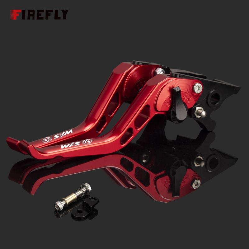 适用SYM三阳ADXTG剑齿虎400改装驻车牛角铝合金T省力手刹车把拉杆