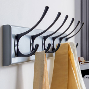 速发挂衣钩壁挂墙壁免打孔玄关墙上挂衣架一排长R条无痕强力挂钩