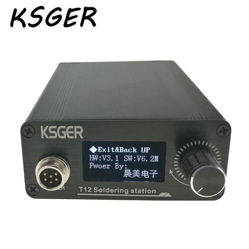 New SbTM32 OLED T12 Soldering Station With Russian Korean En