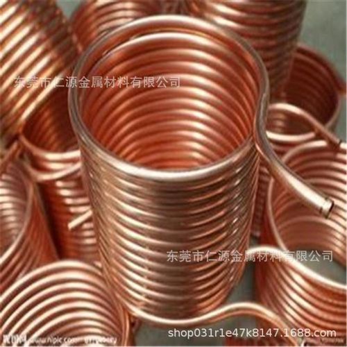 仁源金属材料公i司供应T2空心紫铜直管红铜管 空调无氧纯铜管