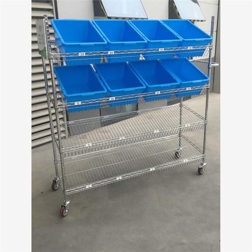 服装仓库电商拣货车物流配货B分拣车手推车带轮仓库配货小车