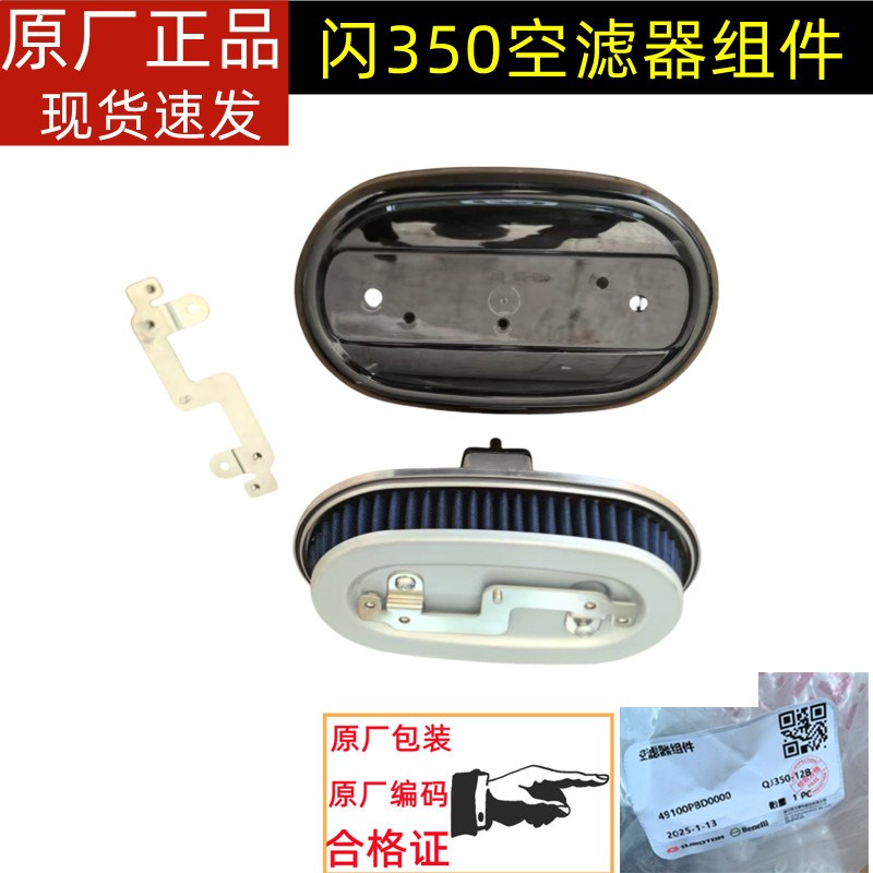 QJ350-1g2钱江闪350空气滤芯总成空滤器空滤芯总成空滤器装饰标牌
