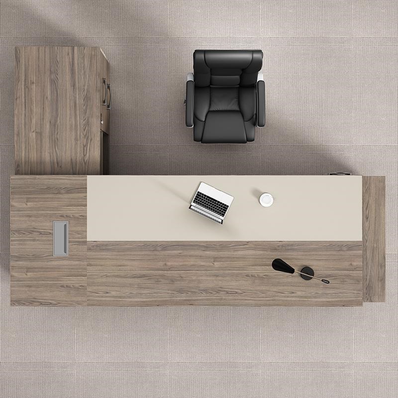 老板桌办公桌简约现代总裁桌经理主管桌椅组合R前台新款办公室家