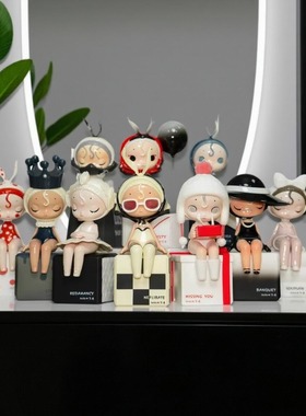 正版SUSU大收藏家二代系列盲盒潮玩手办公仔节日礼物摆件玩具