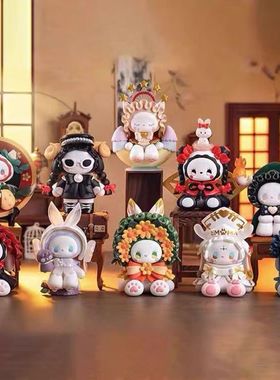 正版EMMA正版秘境森林诗会系列盲盒手办可爱公仔女孩礼物玩具摆件