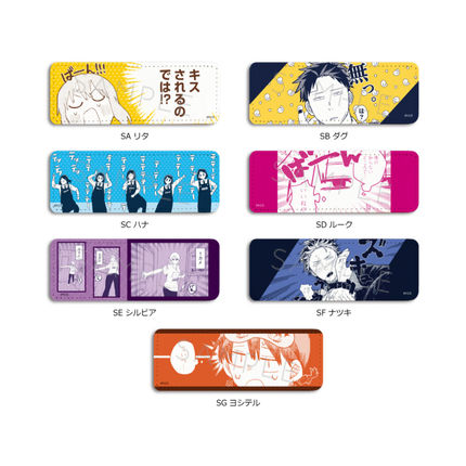 喵喵预订   幼儿园战争 原画 皮革 长条徽章 吧唧 第2弹 SYNC 周