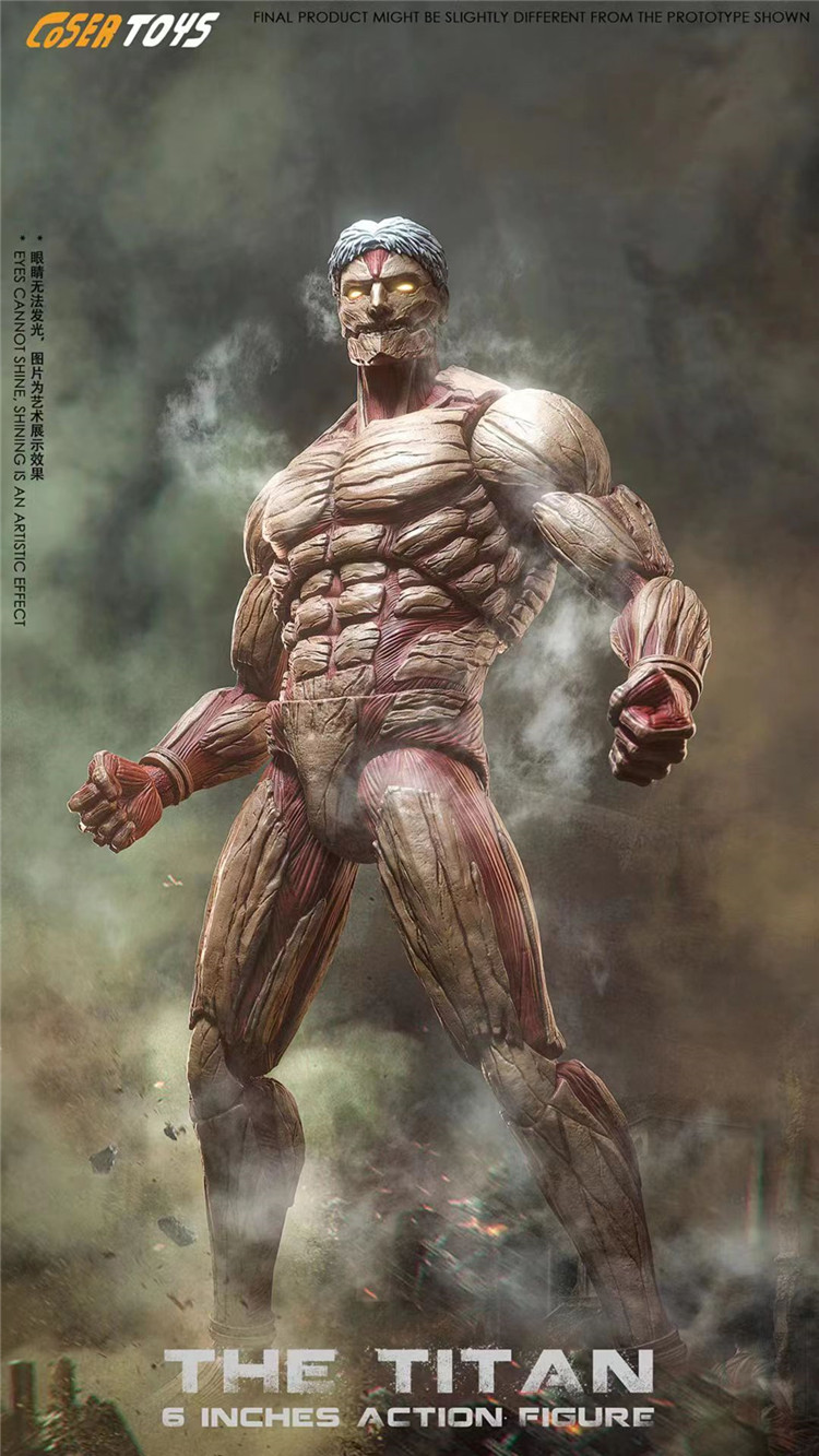 【喵喵次元】预售COSER TOYS 1/12 铠之巨人AD-001 艾伦巨人AD-00