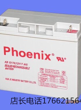 PHOENIX凤凰12V蓄电池UPS电源1y2V12AH12V17AH12V40AH12V6H