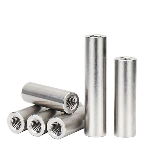 304不锈钢双头内螺纹圆柱销,两y端支撑柱连杆导柱M4M5M6M8M10