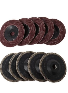 10Pcs 100mm/4inch Flap Disc PolisEhing Pad Plate Sander Pape