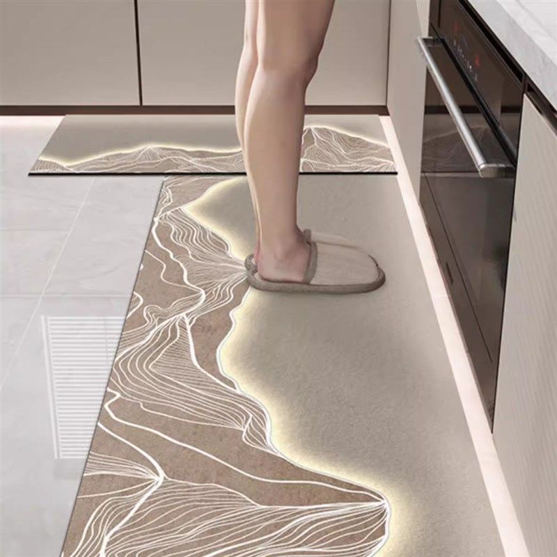 德国KGL厨房地垫硅藻泥吸水垫防滑吸油耐脏脚垫T吸水家用免洗地毯,居家布艺,厨房地垫,淘宝优惠券,粉丝福利购,淘宝优惠卷