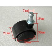 新品 适用足f浴盆万向轮足浴盆轮子洗脚盆轮子拖轮脚轮