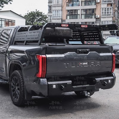 适用14-24新款丰田坦途改装后斗多功能尾N箱拓展架备胎架帐篷支架