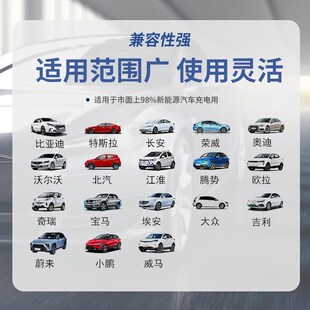 新能源电动汽车充电枪器线16A3KW随车O充便携式免接地线通用