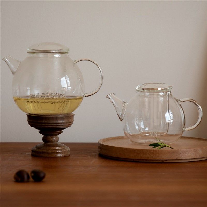 三宅家食器 小众独m家高硼硅耐高温煮茶壶 圆形玻璃带内胆功夫茶,餐饮具,茶壶,淘宝优惠券,粉丝福利购,淘宝优惠卷