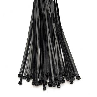 300白黑色束线带电线扎线塑料卡扣强力 20u0 极速自锁式 尼龙扎带5