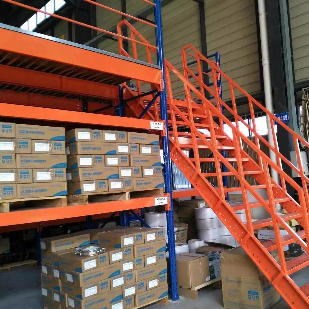阁楼平台货架重型二层楼仓库可拆A卸平台式各层钢结构阁楼搭建货