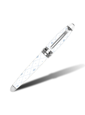 【新品】意大利CAMPO MARZIO凯博马尔兹插画手绘钢笔白色梦屿口袋笔高档金属手账签字笔学生新年礼物