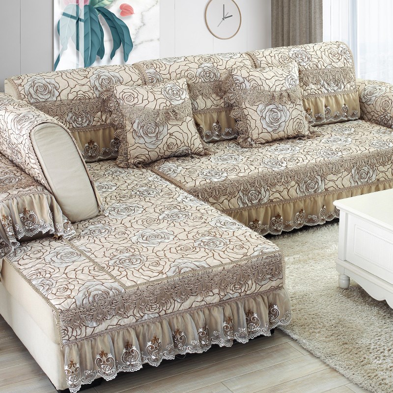 W3TK沙发垫四季通用2024B新款盖布轻奢感贵妃定制沙发套罩全