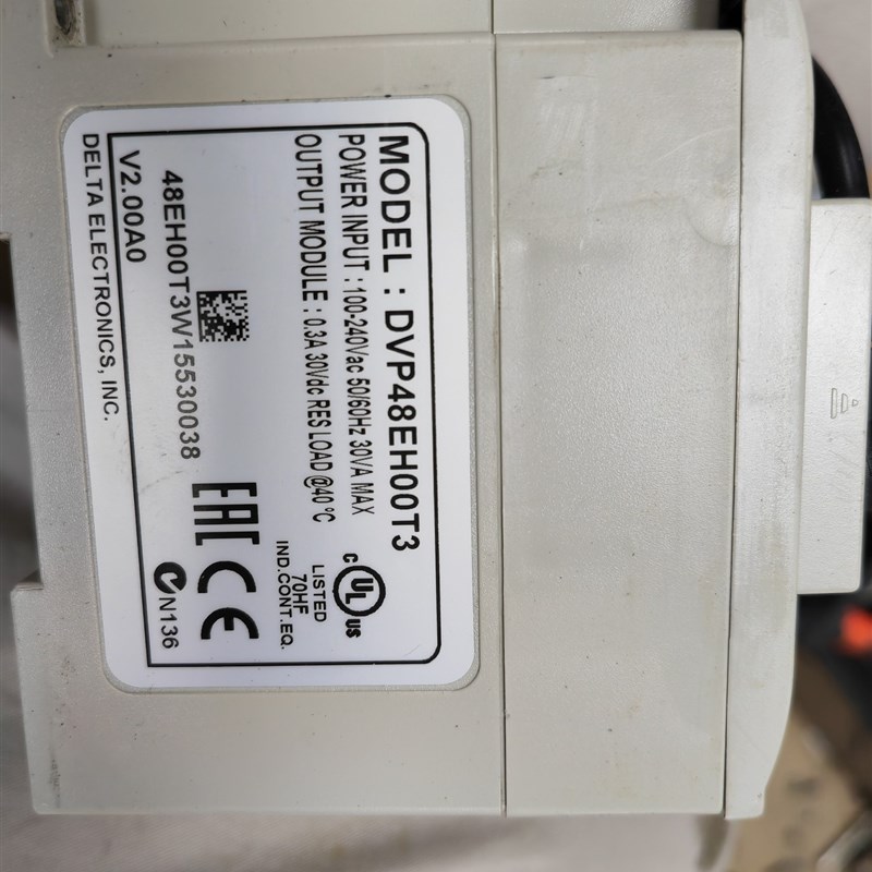 台达PLaC DVP48EH00T3,显示触摸屏,九成新以上,