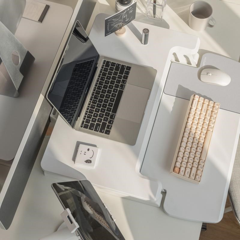 升降台站立式升降桌笔记本电脑桌面办H公支架D450 D460