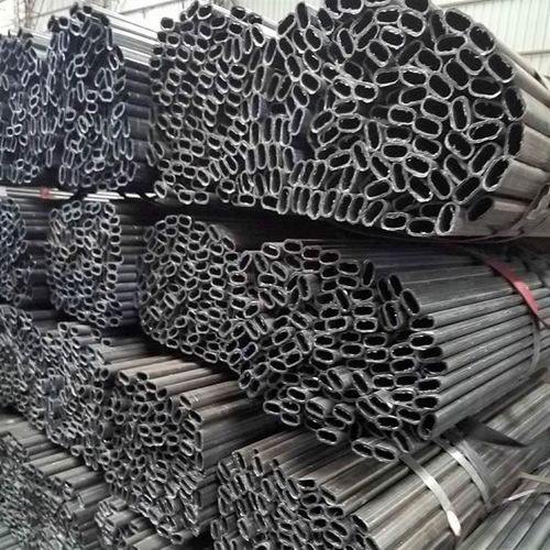 平椭圆管50*100扶手铁管40vx80mm扁椭圆钢管30*60护栏管家具管扁