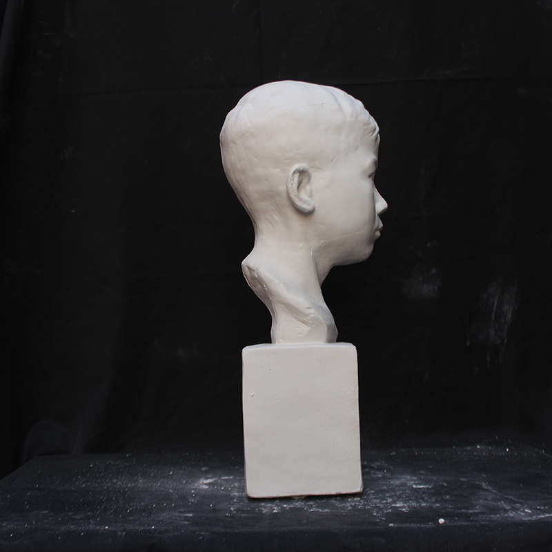 石膏像少年石膏摆件美术用u品雕塑雕像石膏模型装饰素描静物教具