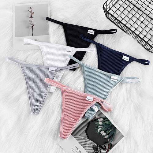 10pcs G String Thongs Women Sexy Rise Back Panties