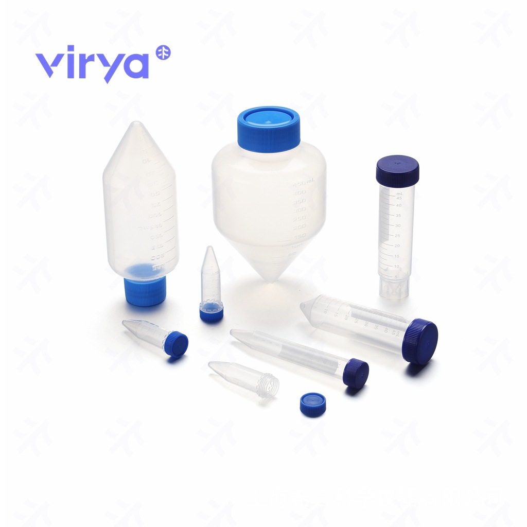 virya塑料离心管ep管 50ml、15ml、5ml 实验室通用 架装，非灭菌