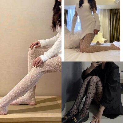 裤袜时尚渔网袜镂空薄打底袜女潮