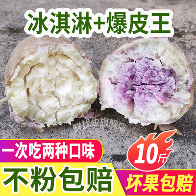 新鲜高州爆皮王番薯干面白心板栗沙地冰淇淋红薯粉糯甜当季地瓜